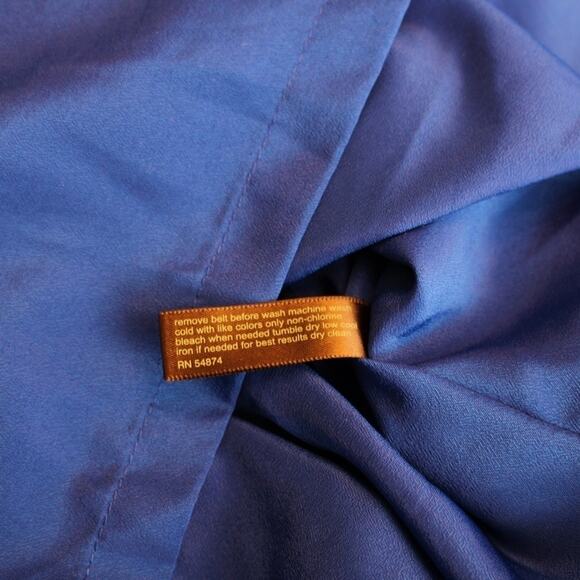 The Limited Flowy Blue Kimono Style Top XS - Picture 4 of 5